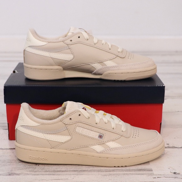 Reebok Shoes - Reebok Women's Club C Revenge Sneaker, Stucco/Vintage Chalk/Paperwhite, 7.5